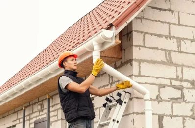 Pose et remplacement de gouttières à Néac